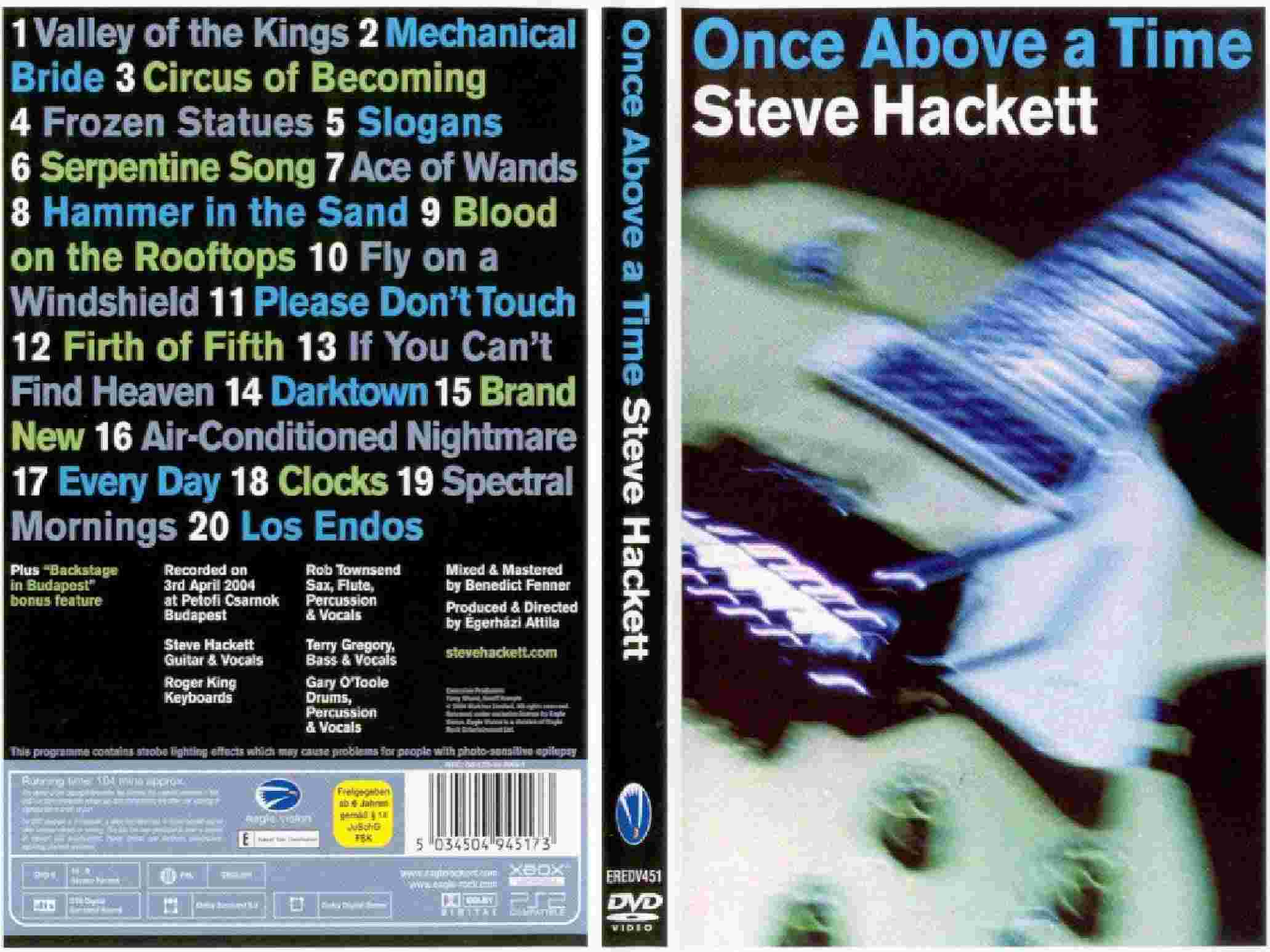 Steve Hackett Once Above A Time : Front